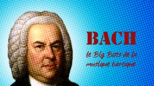 Portrait de Johann Sebastian Bach, compositeur allemand baroque légendaire