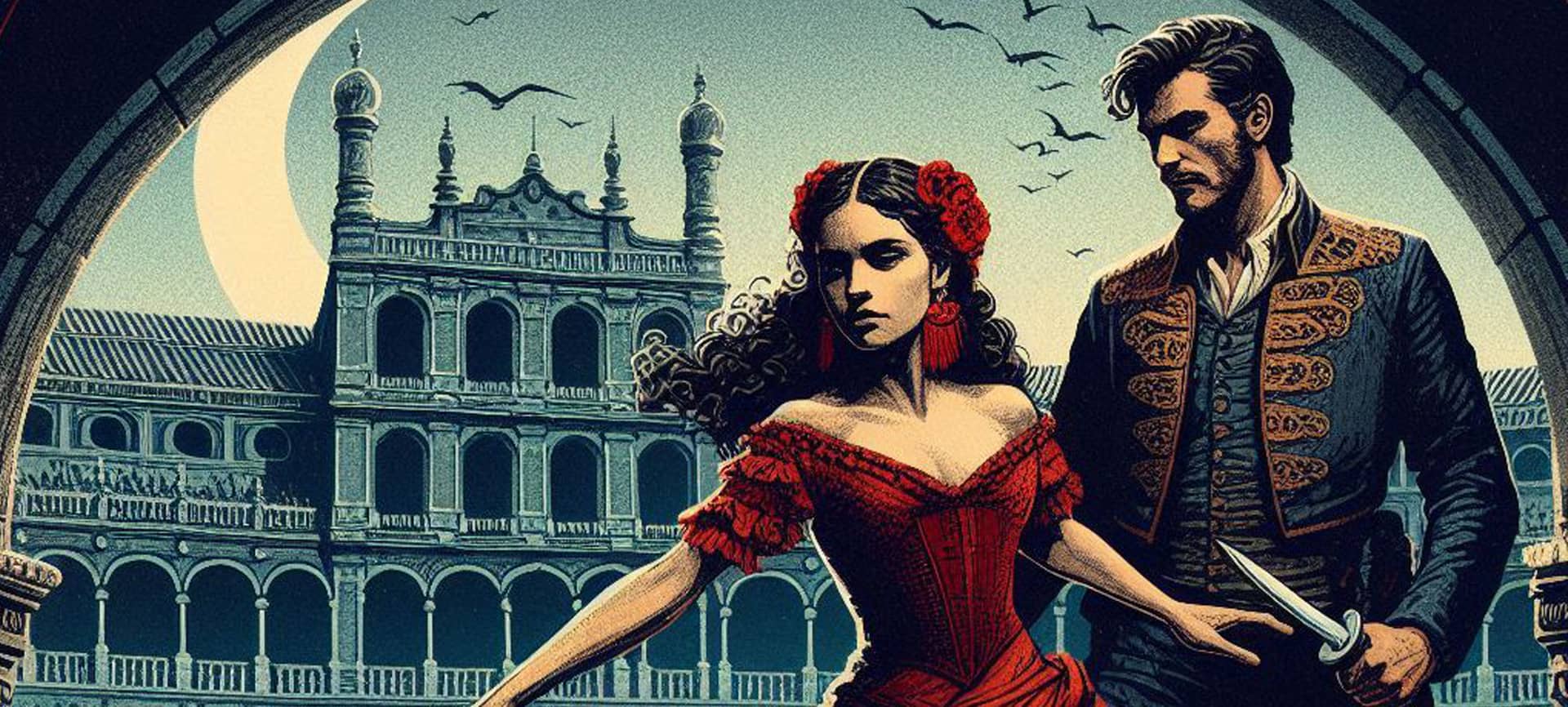 Scène acte IV opéra Carmen de Georges Bizet