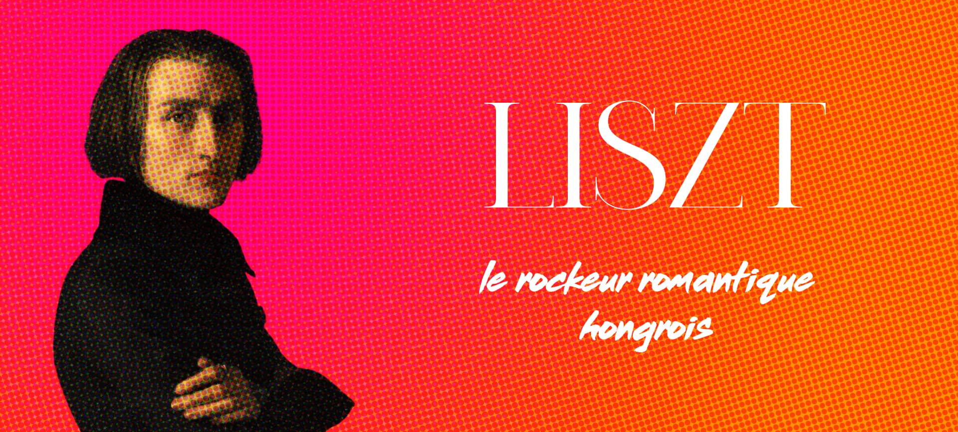 Portrait de Franz Liszt, pianiste virtuose et compositeur romantique