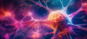 Illustration du cerveau en activité pendant l’écoute ou l’apprentissage de la musique, en lien avec les neurones miroirs