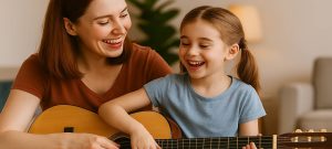 enfant apprentissage musqiue